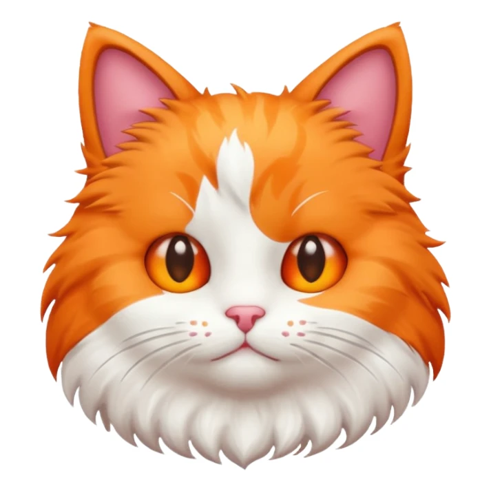 Cat with love emoji sticker