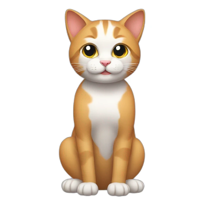 Cat fitness sticker