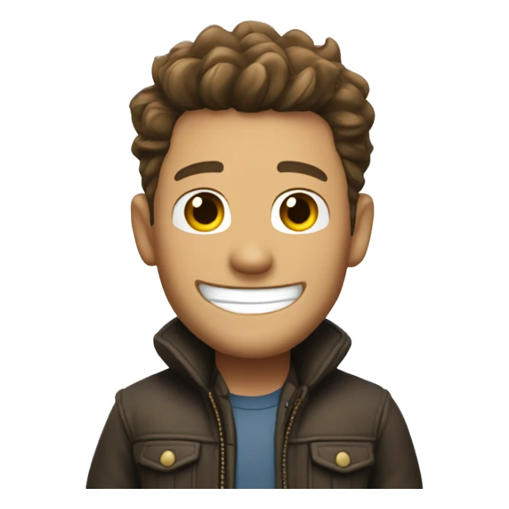 Dean Winchester grinning sticker
