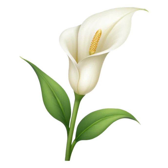 Flor de cala sticker