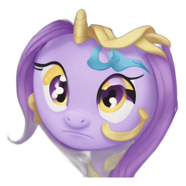 my little pony critical sticker