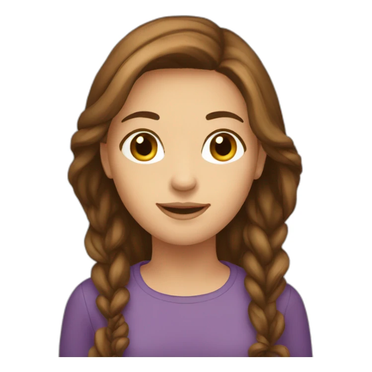 girl-brown-hair,with-computer sticker