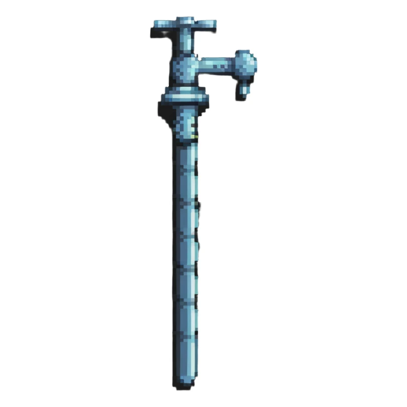 ancient plumbing tool from a forgotten civilization sticker