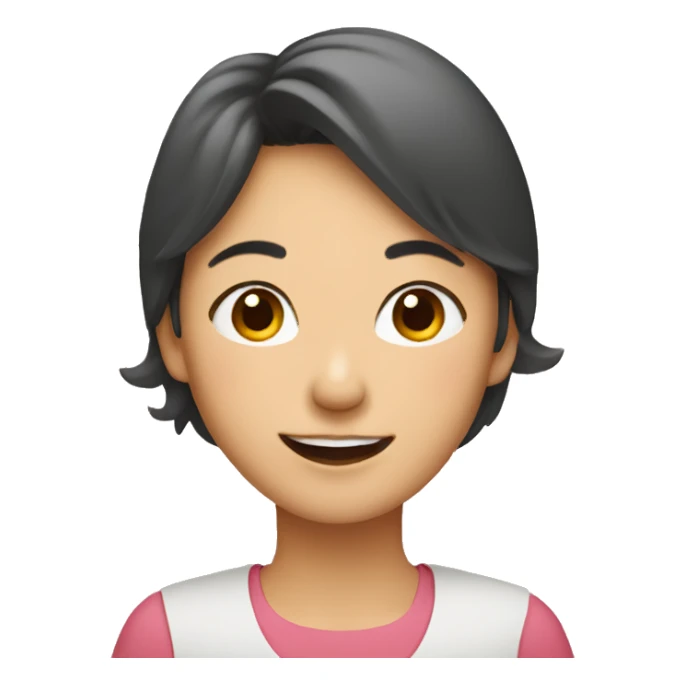 Happy Asia mom sticker