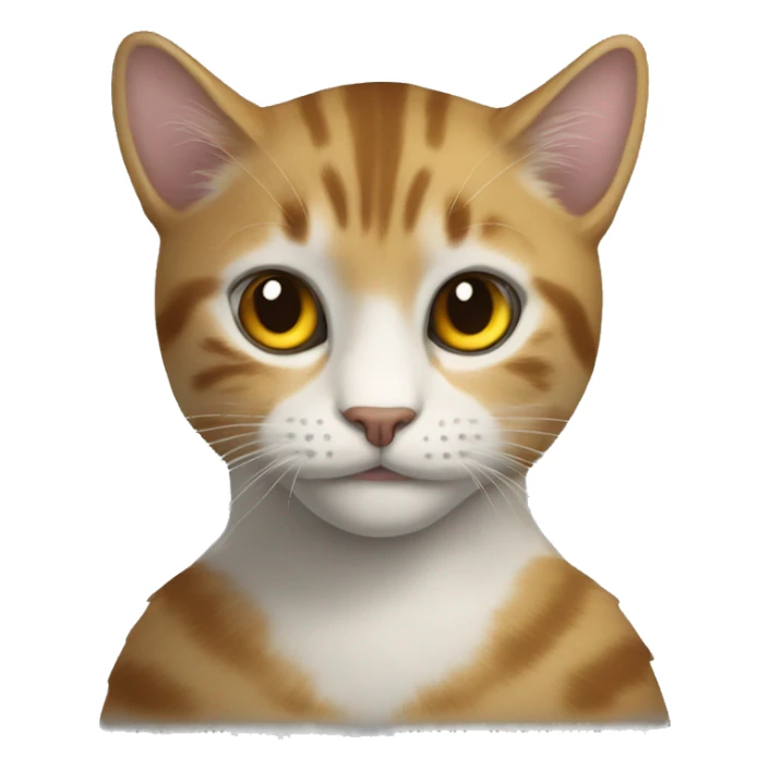 Кошка с бантиком sticker