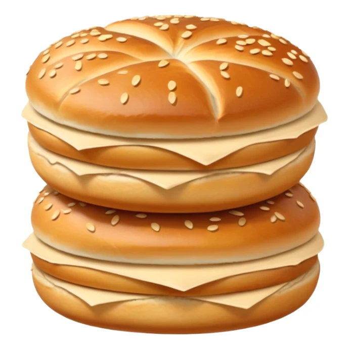 two Kartoffelbrötchen stacked sticker