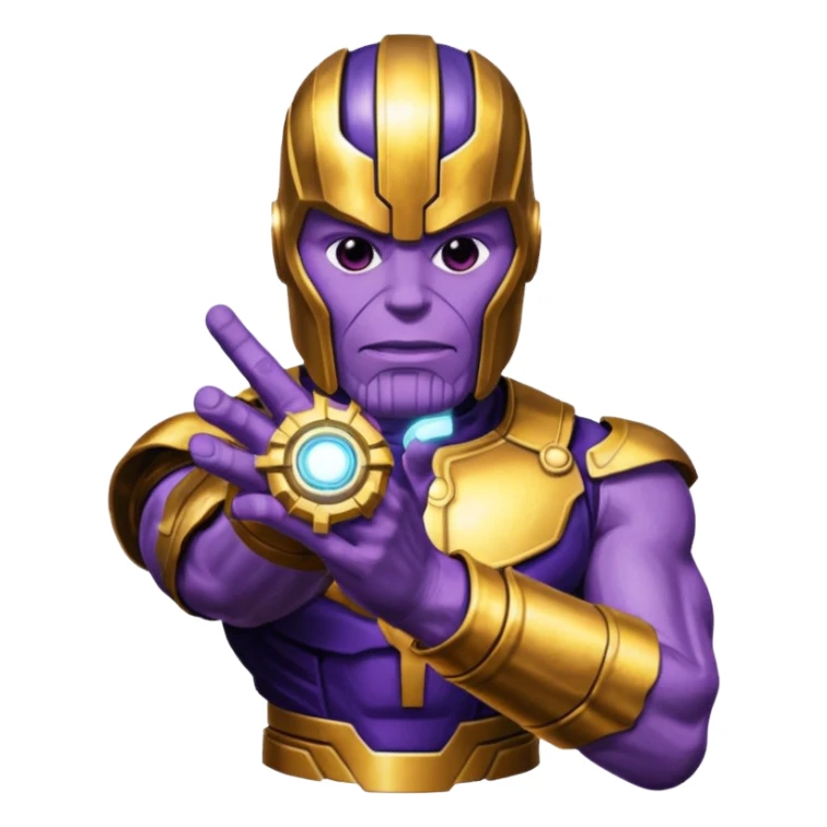 Infinity gauntlet Thanos sticker