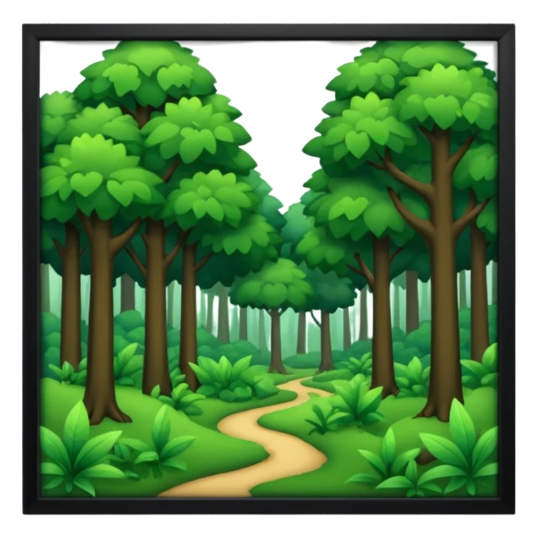 nature frame sticker