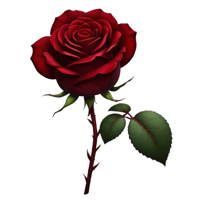 Black rose sisley sticker