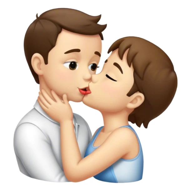 And and dec kissing sticker
