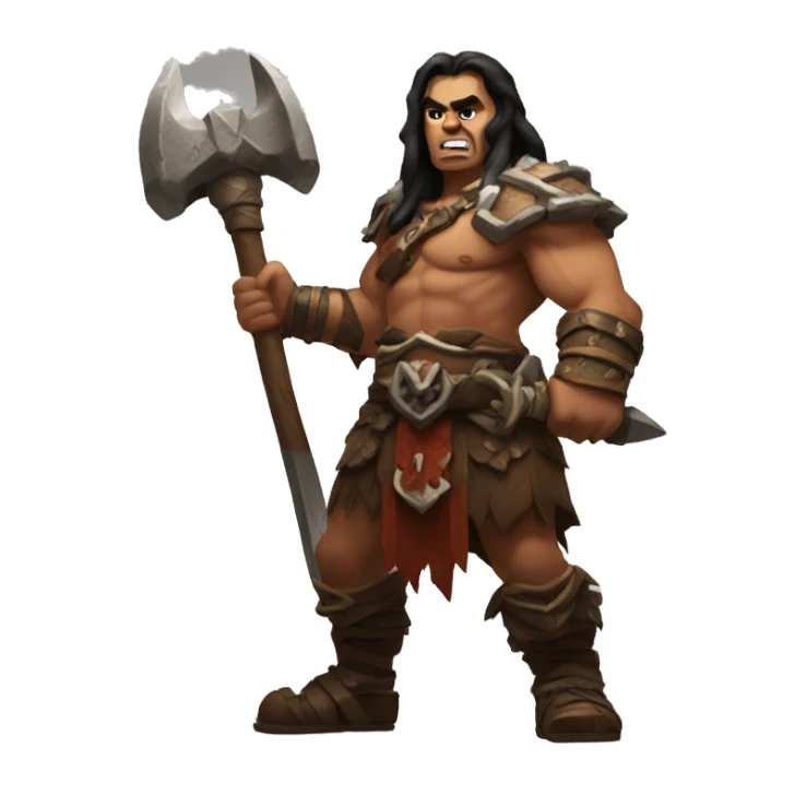 diablo 4 barbarian sticker