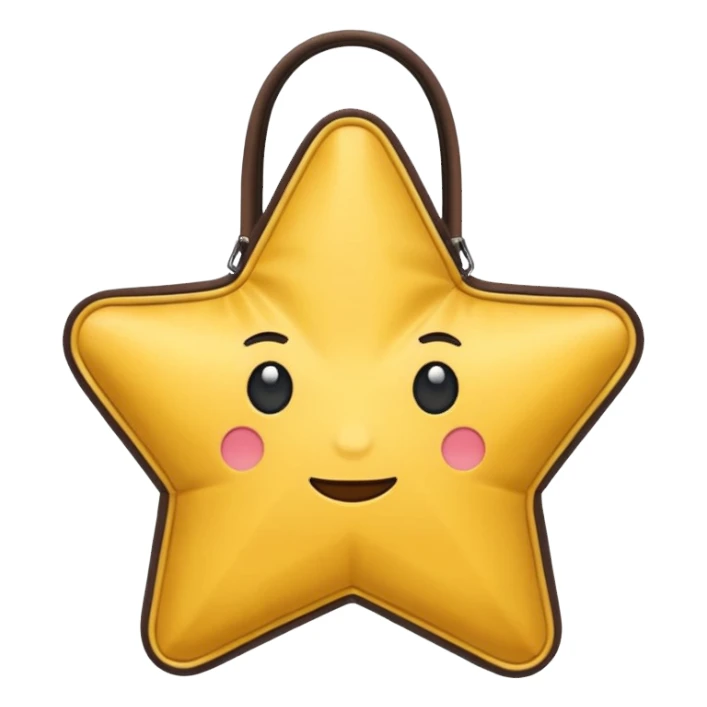 star shaped bag sticker