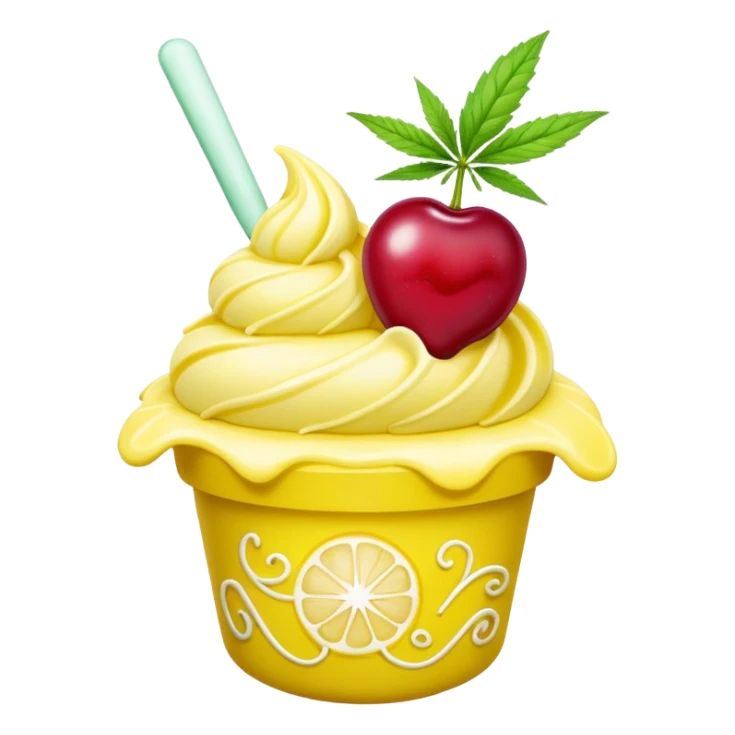 lemon cherry gelato with weed sticker