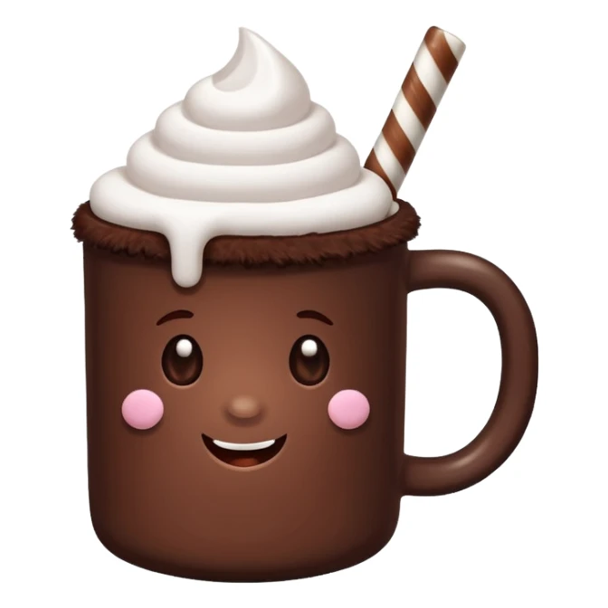 cocoa with marshmallows sticker