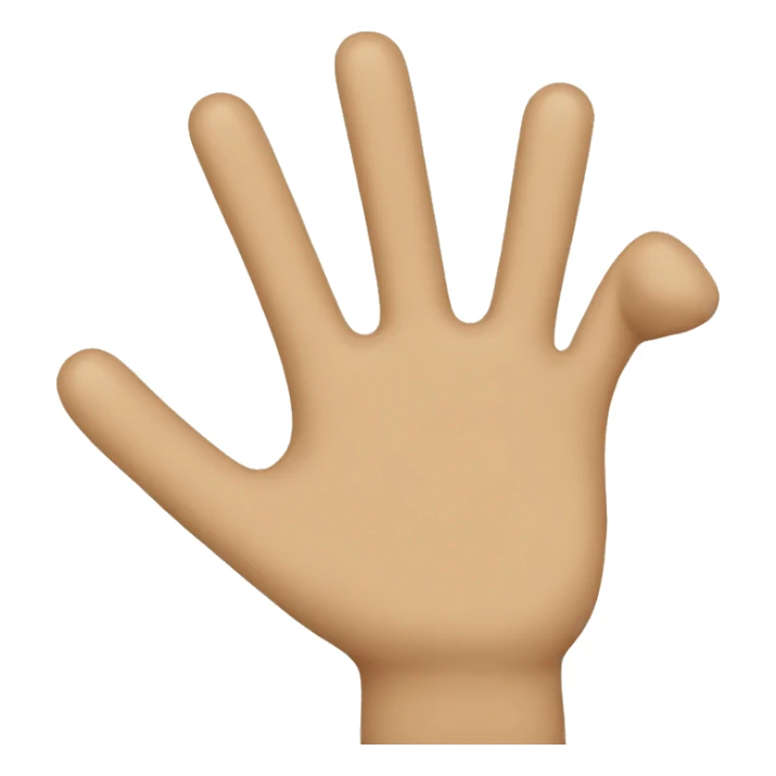 Mano en la mandíbula sticker