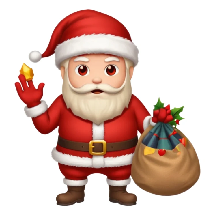 Demon ,Christmas  sticker