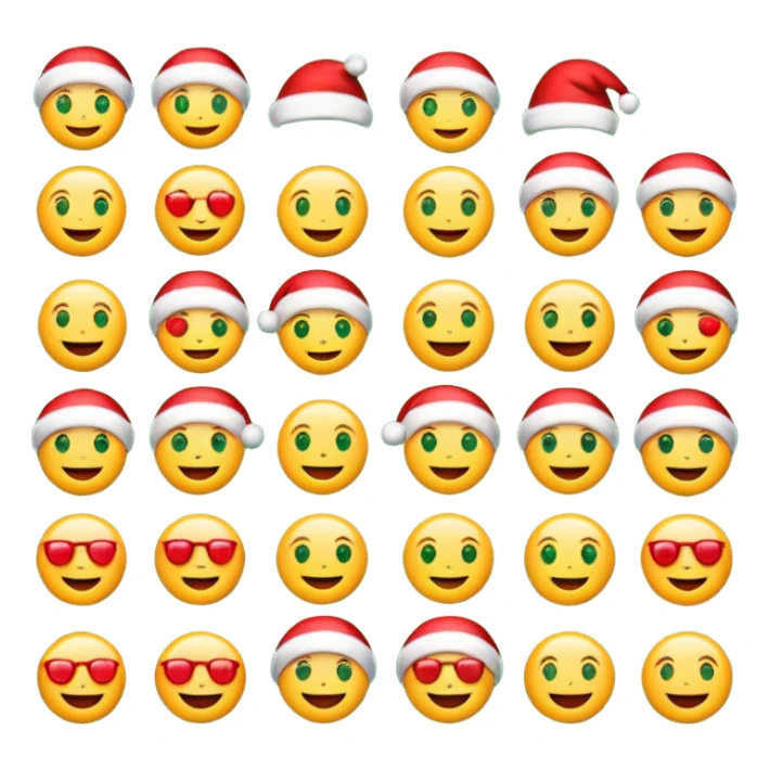 Chrismas emojis sticker
