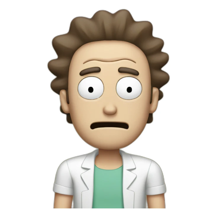 Rick from Rick and Morty sticker