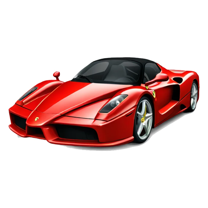Create emoji one Ferrari Enzo red  sticker