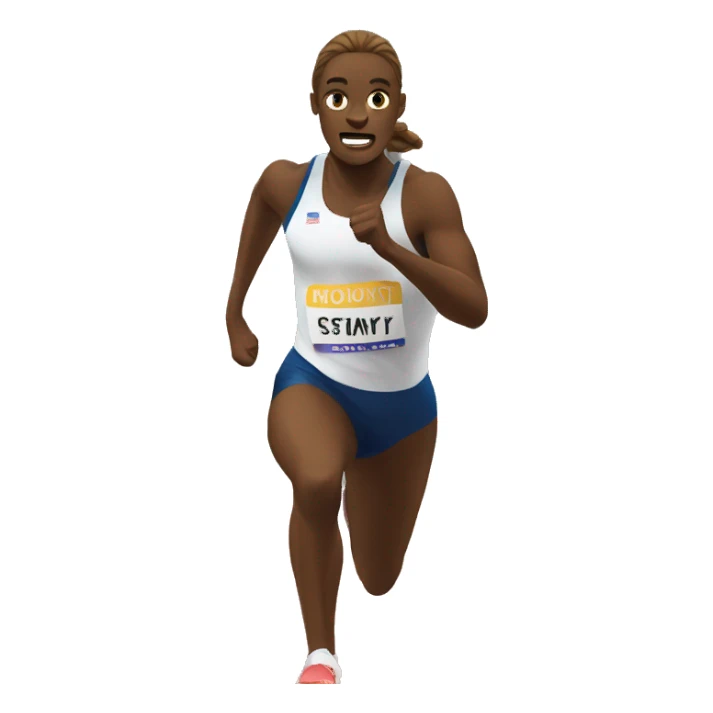 Track and field  sticker