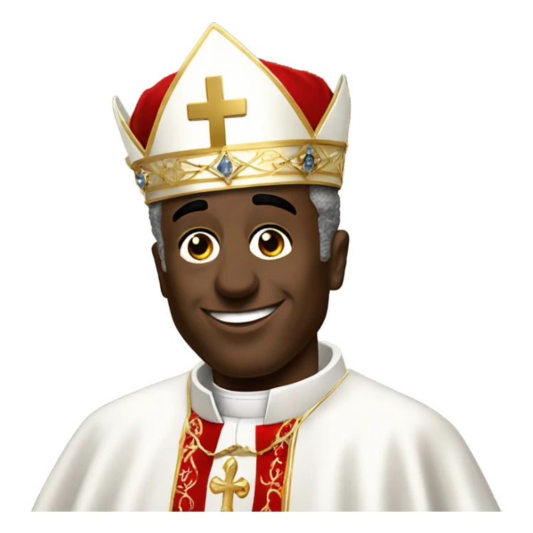 le pape avec p diddy sticker