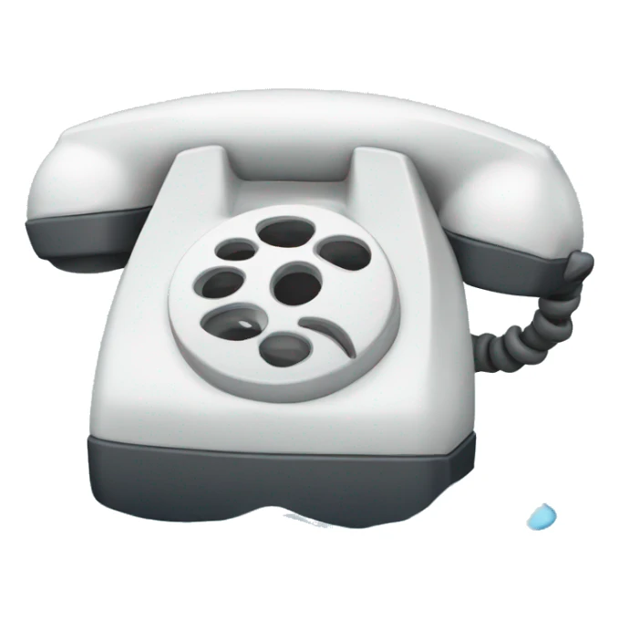 Telefono che va in acqua  sticker