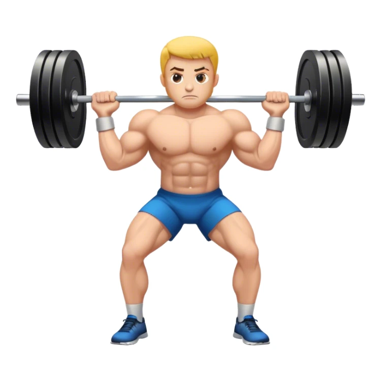 barbell shrugs sticker