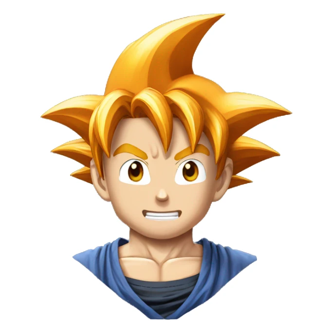 Goku énervé sticker