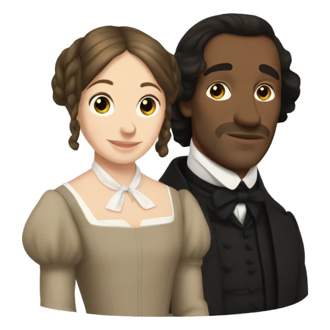 Jane Eyre and mr Rochester sticker