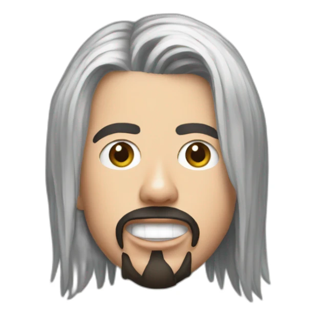 Young Dave Grohl shaved sticker