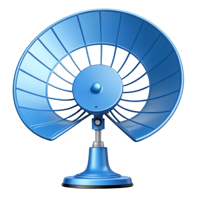 radar dish with signal waves sticker