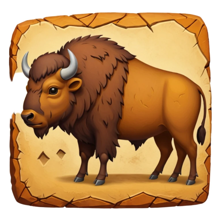 stone age cave art sticker