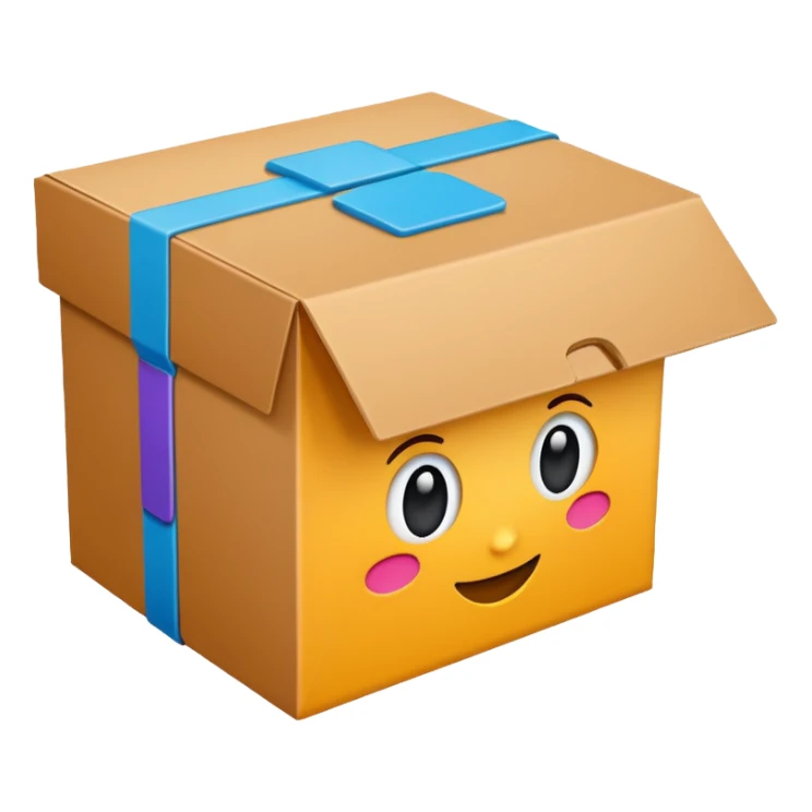 software box sticker