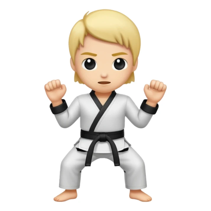 black belt spank sticker