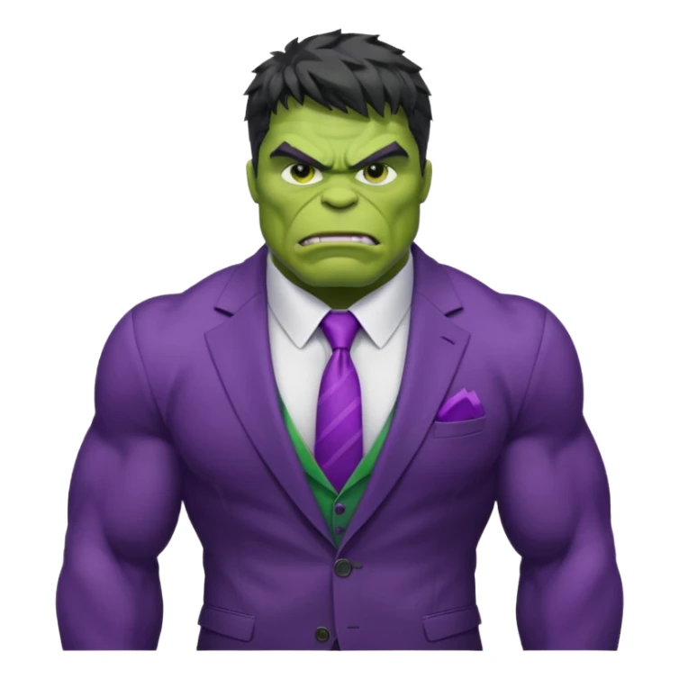 Hulk on shuit sticker