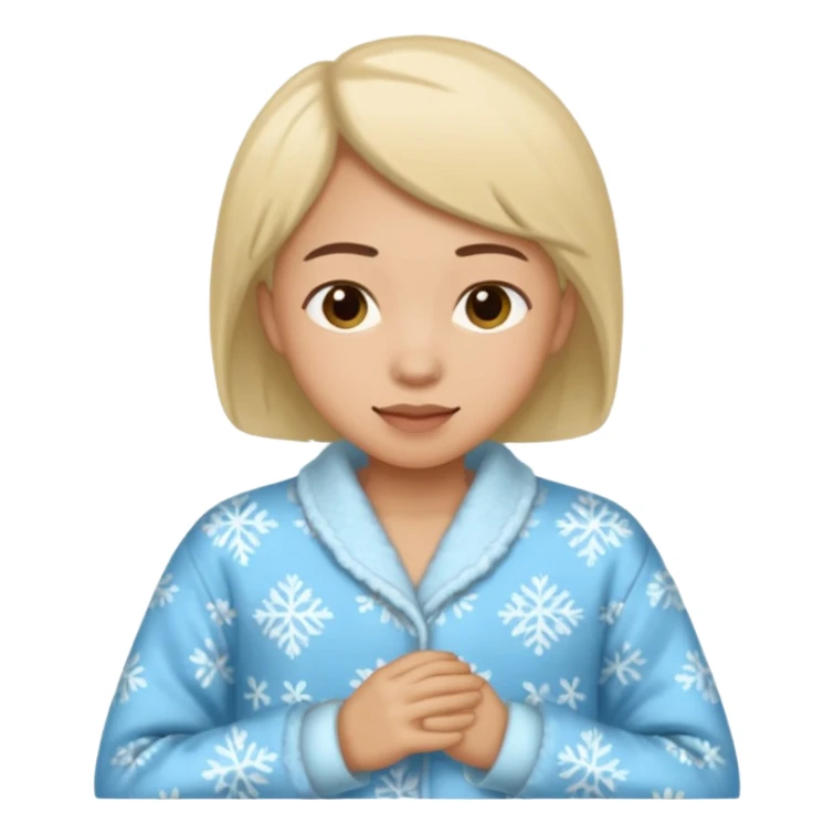 Winter Cozy Pajamas sticker