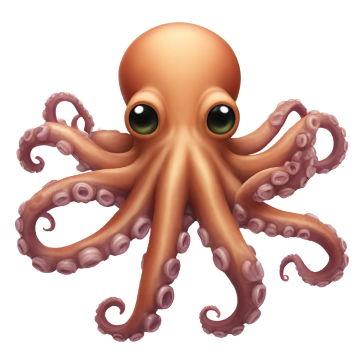 Realistic octopus sticker