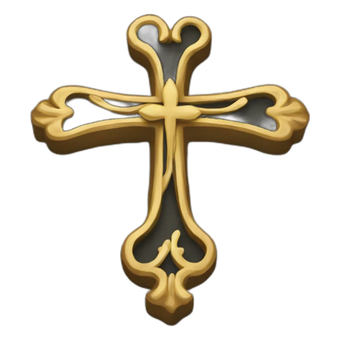 cœur croix vendéen sticker