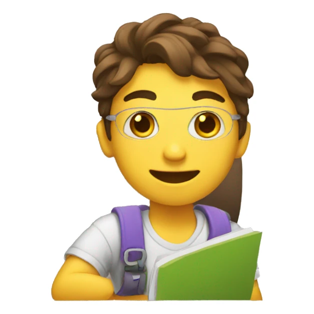 doing homework  sticker