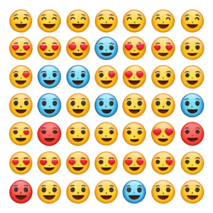 Aesthetic emoji's sticker