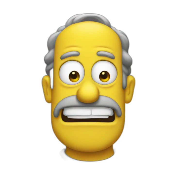 Homer qui pete sticker
