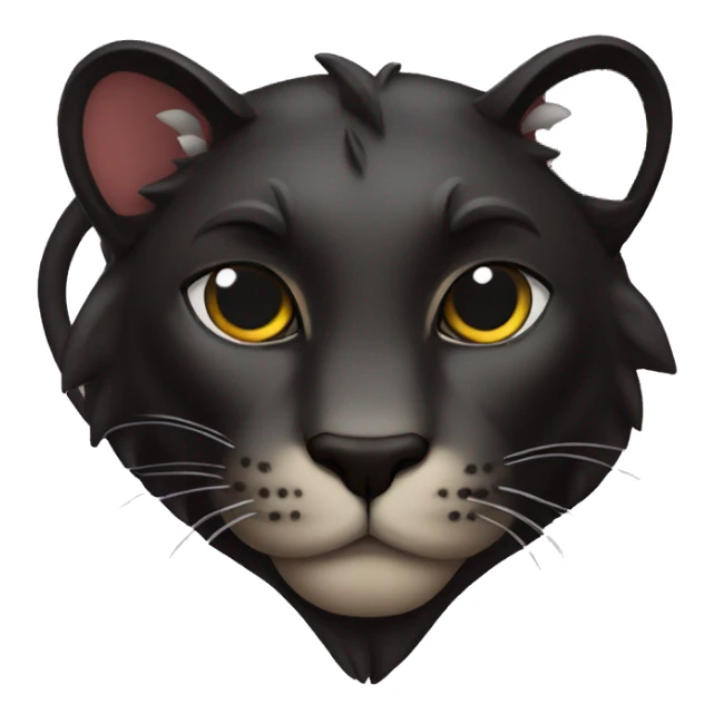 panther Heart sticker