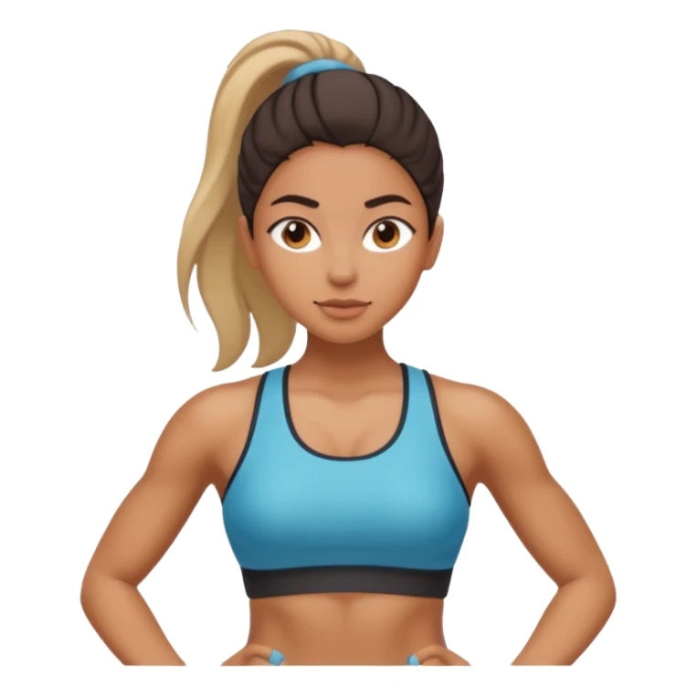 Gym girl sticker