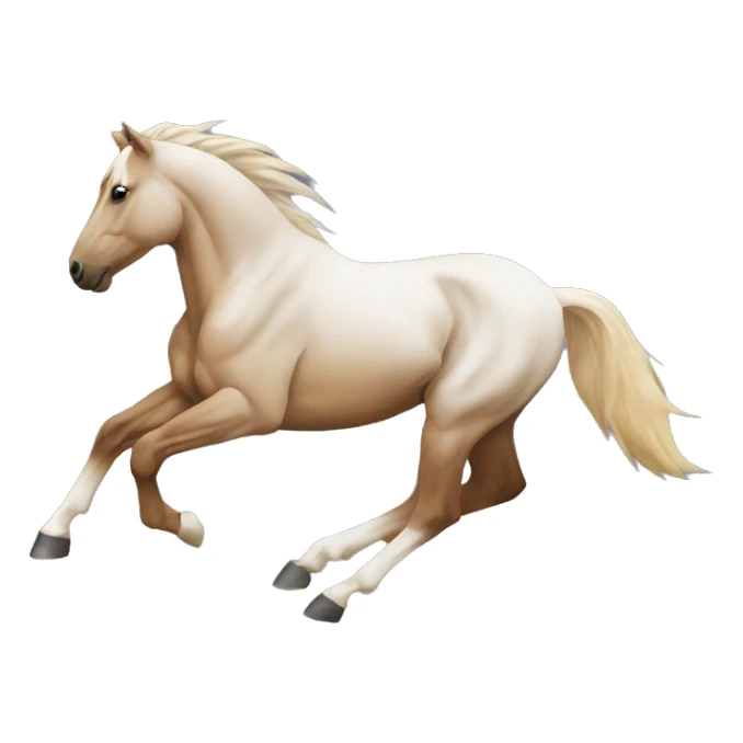 Mustang logo running horse  sticker