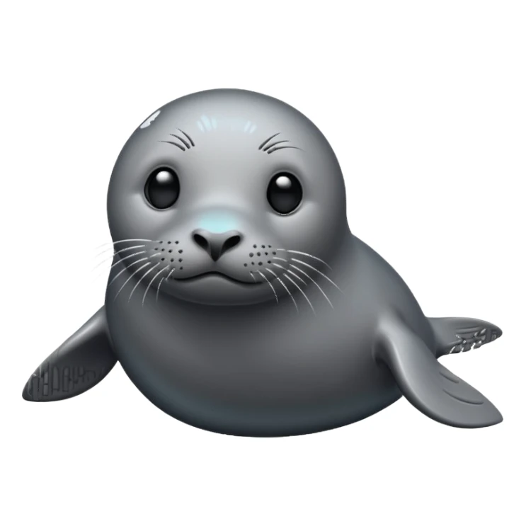 Seal fish sticker
