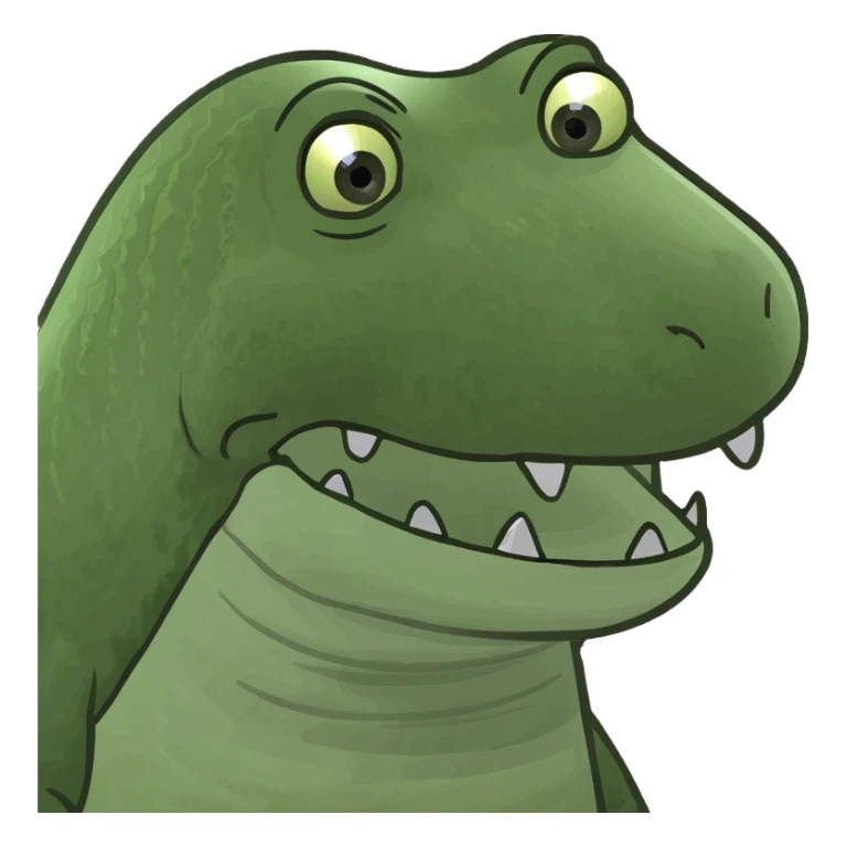 Crocodile sticker