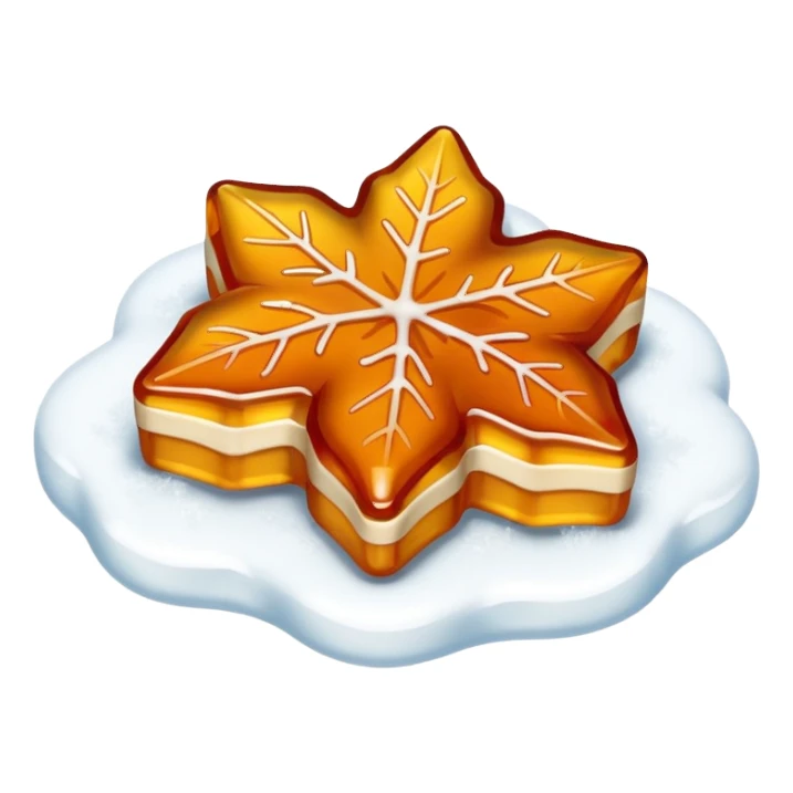 maple taffy on snow sticker