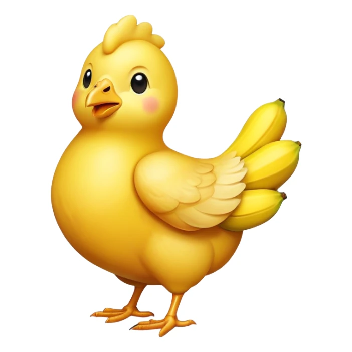 Chicken banana  sticker