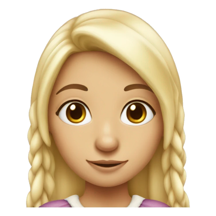 Elf girl blonde sticker