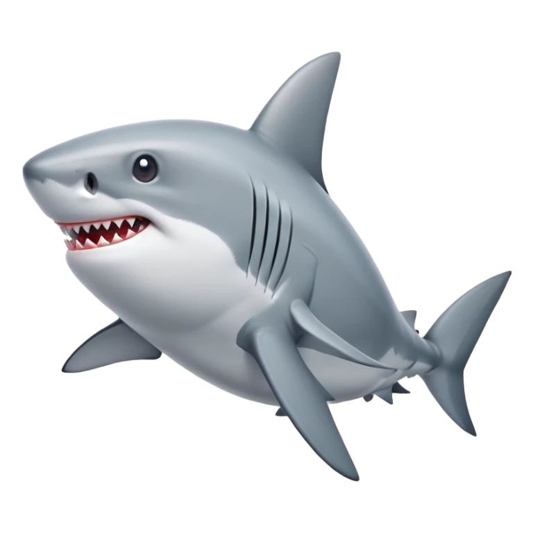 Shark with sneakers sticker